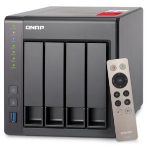 QNAP TS-451+-8G 4-Bay Tower NAS with 2.00 GHz Intel Celeron CPU and 8GB RAM