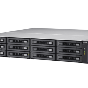 QNAP TVS-EC1280U-SAS-RP-16G-R2 12-Bay, 2U Rack-mountable NAS with 3.50 GHz Intel Xeon E CPU and 16GB RAM
