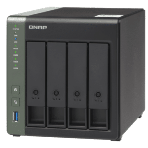 QNAP TS-431X3-4G 4-Bay Tower NAS with 1.70 GHz Annapurna Labs Alpine CPU and 4GB RAM