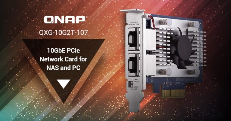 Read more about the article QNAP Introduces QXG-10G2T-107, a Dual-port 5-Speed 10GBASE-T NIC for NAS or PC