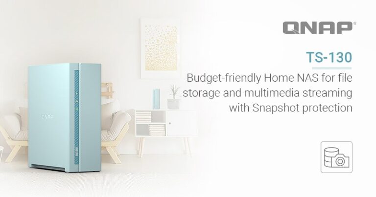 Read more about the article QNAP Launches the Budget-Friendly TS-130 Home NAS for File Storage and Media Streaming with Snapshot Protection