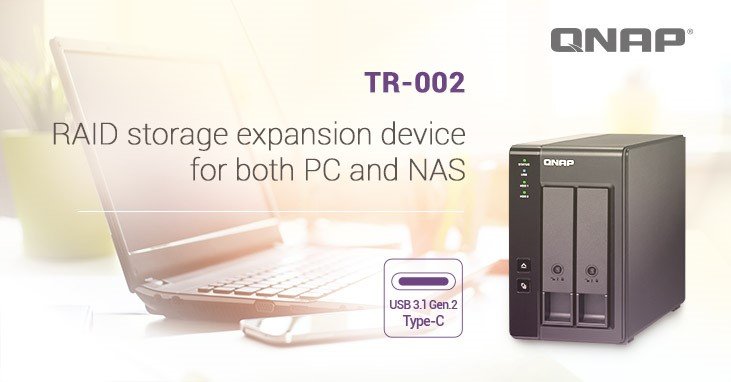Read more about the article QNAP Unveils the TR-002 – a 2-bay RAID Expansion Enclosure for NAS and PC with USB 3.1 Gen. 2 Connectivity for Smoother Storage and Backup Tasks
