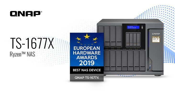 Read more about the article QNAP TS-1677X Wins Best NAS Device in the European Hardware Awards 2019