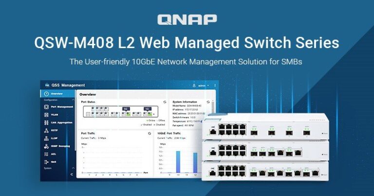 Read more about the article QNAP Introduces QSW-M408 10GbE L2 Web Managed Switch Series