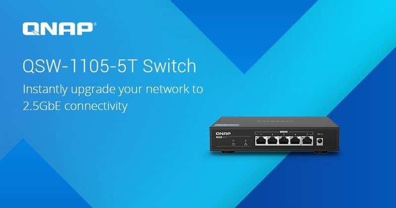 You are currently viewing QNAP Introduces its First 2.5GbE Network Switch
