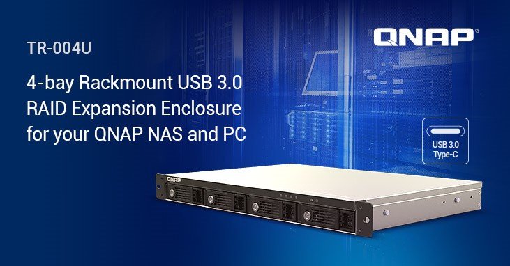 Read more about the article QNAP Launches the TR-004U, a 4-bay 1U short-depth rackmount RAID Storage Expansion Device for NAS, PC and servers