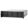 QNAP ES1686dc 16-Bay rack-mountable NAS from the top right