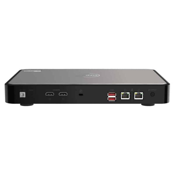 The back of the QNAP HS-264 2-Bay NAS
