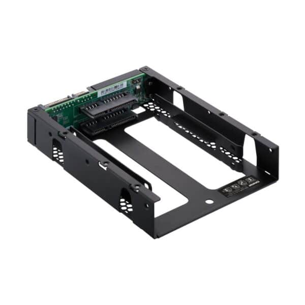 Back panel of the QNAP QDA-A2AR 2.5-inch to 3.5-inch SATA Drive Bay