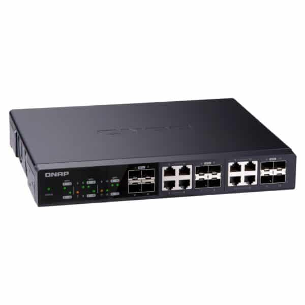 QNAP QSW-1208-8C1 8-port switch from the top left