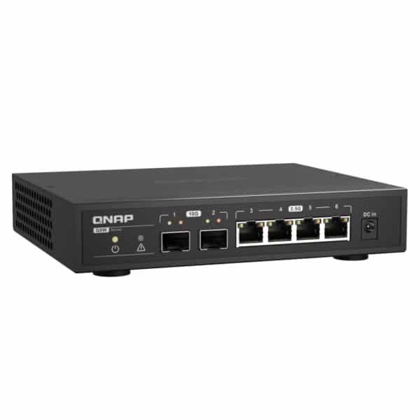 QNAP QSW-2104-2S from top left