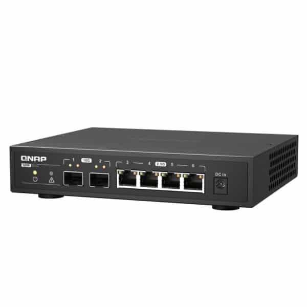QNAP QSW-2104-2S from top right