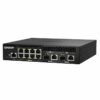 QNAP QSW-M2108R-2C switch from the top right