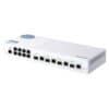 QNAP QSW-M408-4C 8-port switch from the top right