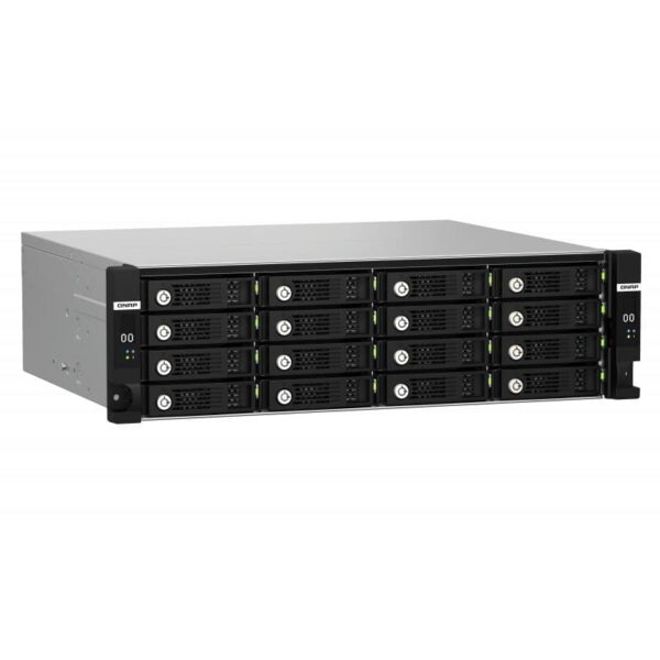 QNAP TL-R1620Sdc 16-bay Expansion unit from the top left
