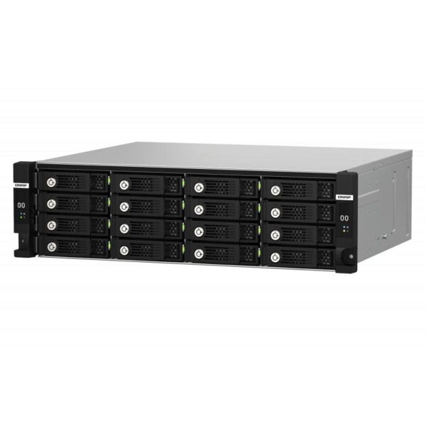 QNAP TL-R1620Sdc 16-bay Expansion unit from the top right