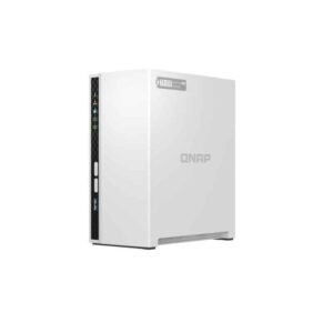 QNAP TS-233 2-bay NAS from the top right
