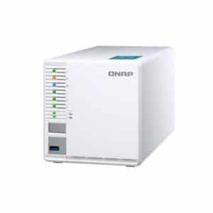 QNAP TS-351-2G 3-Bay Tower NAS with 2.40 GHz Intel Celeron CPU and 2GB RAM