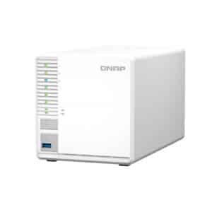 QNAP TS-364-4G 3-Bay Tower NAS with 2.90 GHz Intel Celeron CPU and 4GB RAM