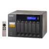 QNAP TS-653A-4G 6-Bay Tower NAS from the top right