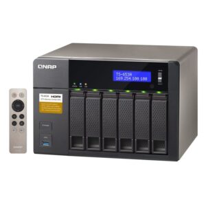QNAP TS-653A-4G 6-Bay Tower NAS with 1.60 GHz Intel Celeron CPU and 4GB RAM