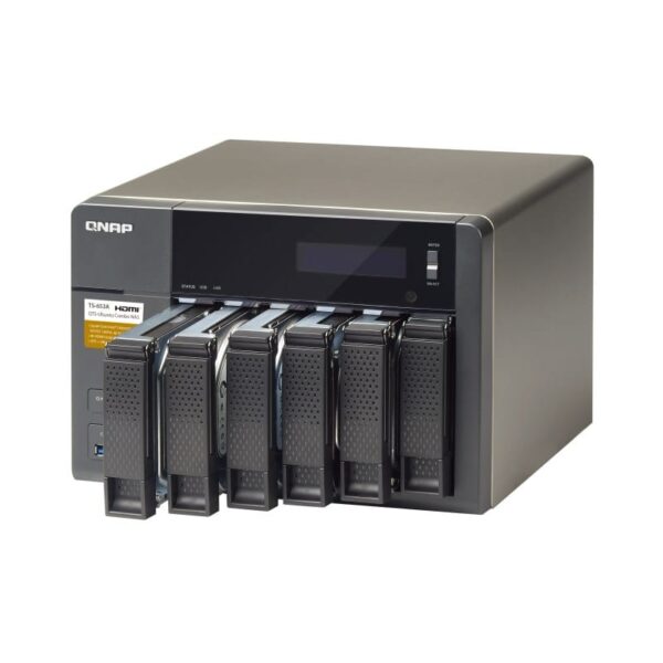 QNAP TS-653A-4G 6-Bay Tower NAS with hot-swappable drives