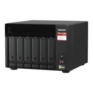 QNAP TS-673A-8G 6-Bay Tower NAS with 2.20 GHz AMD Ryzen CPU and 8GB RAM