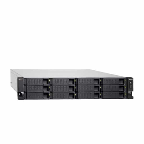 QNAP TS-h1886XU-RP-R2 18-Bay NAS from the top left