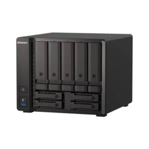 QNAP TS-h973AX-8G 9-Bay Tower NAS with 2.20 GHz AMD Ryzen CPU and 8GB RAM