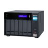 QNAP TVS-672X 6-bay NAS from the top right